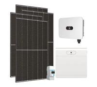 Kit fotovoltaico monofase 3150W inverter Huawei 3kW LB0 litio 7kWh LUNA2000