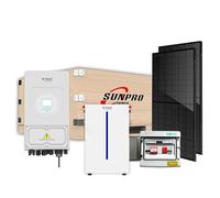 KIT Fotovoltaico Monofase Completo 5KW Con 12 Moduli 410W, Batteria di Accumulo