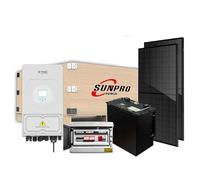 KIT Fotovoltaico Monofase Completo 6KW Con 15 Moduli 410W Batteria 10KWh, di