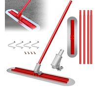 Kit frattazzo per calcestruzzo da 48''x12'' con staffa regolabile, 180 cm/70,9 pollici*3 135 cm/53,1 pollici*4 Utensili per calcestruzzo frattazzo, tavola frattazzo in acciaio inossidabile con estre