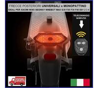 KIT FRECCE UNIVERSALI MONOPATTINO INDICATORI DI DIREZIONE TELECOMANDO WIRELESS