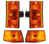 KIT FRECCE VESPA PX E T5 OMOLOGATE COLORE ARANCIO CON GEMME BOSATTA COMPLETE