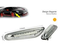 Kit Freccia Laterale a Led Side Marker Dinamica Lente Trasparente E46 E36