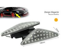 Kit Freccia Laterale Led Side Marker Trasparente Per BMW E70 X5 E71 X6 F25 X3 OE