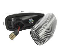 Kit Freccia Laterale a Led Side Marker Dinamica Lente Trasparente Mercedes Benz