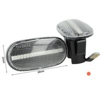Kit Freccia Laterale a Led Side Marker Dinamica Lente Trasparente Civic B