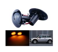 Kit Freccia Laterale a Led Side Marker Lente Nero Fume Luce Arancione Per