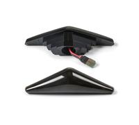 Kit Freccia Laterale a Led Side Marker Lente Nero Fume Luce Arancione Per Ford F