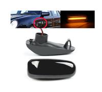 CARALL LN1102Y Kit Freccia Laterale a Led Side Marker Lente Nero Fume Luce Arancione Compatibile Con Mercedes Benz W210 W202 CLK W208 SLK R170