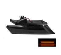 Kit Freccia Laterale a Led Side Marker Lente Nero Fume Luce Arancione Per Porsch