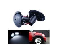 Kit Freccia Laterale a Led Side Marker Lente Nero Fume Luce Bianco Per Mini R56