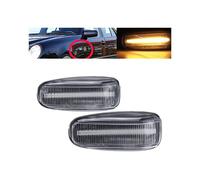 Kit Freccia Laterale a Led Side Marker Lente Trasparente Luce Arancione Per Merc