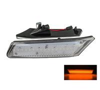 Kit Freccia Laterale a Led Side Marker Lente Trasparente Luce Arancione Per Por