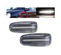 Kit Freccia Laterale a Led Side Marker Lente Trasparente Luce Bianco Per