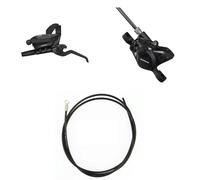 Shimano St-ef515-l 2s 1800 Mm Br-mt200-f 1000 Mm Brake Kit Argento Black