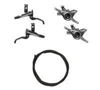 Kit freni a disco idraulico Shimano XTR BR-M9200 + BL-M9200 Taglia unica / Nero