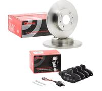KIT FRENI ANTERIORI DISCHI + PASTIGLIE BREMBO FIAT SEICENTO 1.1 PANDA PUNTO 500