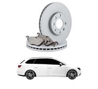 KIT FRENI ANTERIORI (PASTIGLIE E DISCHI) per SEAT Leon ST 1.6 TDI 77 kw anno 2013-2020