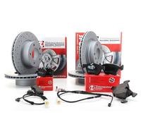 Kit Freni Dischi Forati + Pastiglie Sportive Zimmermann BMW Serie 1 118d 120d
