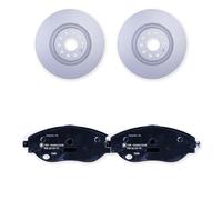 Kit Freni HELLA Anteriore per VW TIGUAN Set Dischi 340mm 175,2mm