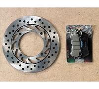 KIT FRENI PER HONDA SH 125 DAL 2009 AL 2012 DISCO FRENO ANTERIORE RMS COD. 225160350 PASTIGLIE ANTERIORI RMS COD. 225102540