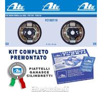 KIT FRENI POSTERIORI ATE FIAT 500 CINQUECENTO DAL 2003 GANASCE-CILINDRETTI