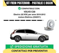 KIT FRENI POSTERIORI per VOLVO C30 Electric 82 kw Elettrico 2010-2012