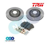 KIT FRENI POSTERIORI TRW AUDI A4 2.0 TDI CAGA