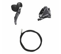 Shimano Grx St-rx810+br-rx810 Rear Brake Argento Dark Grey