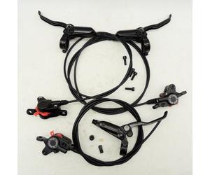 Kit freno a disco idraulico per MTB che supporta il percorso interno dei cavi con opzioni di lunghezza del tubo dell'olio da 850 mm e 1600 mm (separazione)