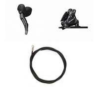 Shimano Parts Shimano Freno a Disco - GRX ST-RX820 + BR-RX820 - STI | Idraulico | Flat Mount | 2x12 Velocità - Sinistra | Anteriore taglia unica