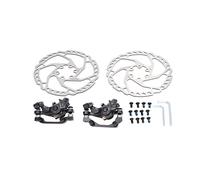 Kit freno a disco per bicicletta anteriore: F160-R140 posteriore: pinze F180-R160 2 pezzi rotori da 160 mm set di freni a disco in lega premium per nero