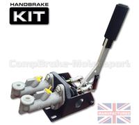 Kit Freno A Mano Idraulico Verticale Drift A Doppio Cilindro - 1 Leva 2 Cilindri