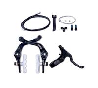 Kit Freno A U Per Bicicletta, Leva In Lega Forgiata, Pastiglie Trasparenti, Alloggiamento Interno Ed Esterno, Adatto Per Parti BMX, Cavo Moto Freno A Disco(U brake left kit)