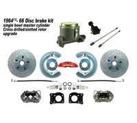 Kit Freno Anteriore Disc Brake Mustang 1964-66 Con Rotori Forati