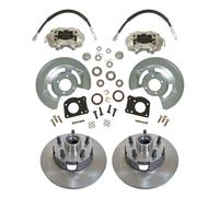 Kit Freno Anteriore Ford Mustang 1969, Pinze Zincate, Cuscinetti Timken