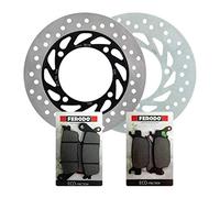 Kit freno anteriore posteriore dischi RMS pastiglie SH 125/150 IE