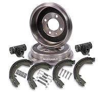 Kit freno BESTPRICE asse posteriore con 2x Tamburo freno asse posteriore 2x Cilindro freno ruota (alluminio) 4x Ganasce freno asse posteriore 1x Kit di montaggio Compatibile con AUDI A2, VW LUPO I