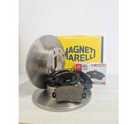 KIT FRENO DISCHI E PASTIGLIE FIAT PANDA 169 dal 2003 MAGNETI MARELLI + FERODO