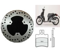 KIT/FRENO DISCO/PASTIGLIE YAMAHA WHY 1998-2007 MBK 50 Flipper 1998-2002