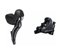 Kit Freno Idraulico Shimano Ultegra R8025 Posteriore 2x11V Nero con Attacco Flat Mount e Componenti Completi