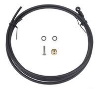 Kit Freno MTB 2m Compatibile per slx per xt per xtr Bici Kit | Rivestimento nylon per intrecciato, pressione scoppio 10000 PSI, durata elevata, installazione per facile, Shimano(A-Black)