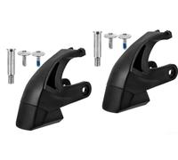 Kit freno per pattini in linea, con gomma resistente all'usura e set completo di viti, progettato per migliorare l'equilibrio e fornire una potenza di arresto affidabile (2 set)