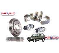 KIT FRENO POSTERIORE COMPLETO FIAT PANDA 141 GANASCE +TAMBURI + CILINDRETTI