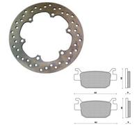 Kit Freno Posteriore Disco E Pastiglie X Honda SH 300 SH300 2011 2012 2013 2014