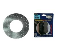 Kit freno Yamaha YP Majesty 250 posteriore disco pastiglie EBC MBK Skyliner 250