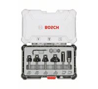 Kit fresa per bordi e bordi, manico da 6 mm, 6 pezzi Bosch Accessories