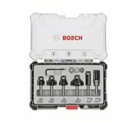 Kit fresa per bordi e bordi, manico da 8 mm, 6 pezzi Bosch Accessories