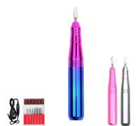KIT FRESA UNGHIE ELETTRICA 35000 RPM USB MANICURE PEDICURE PORTATILE NAIL ART