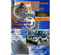 Kit Frizione 3 Pezzi GALLOPER 1998 > 2003 / 2.5 TD + 2.5 TD INTERCOOLER 65-73kw